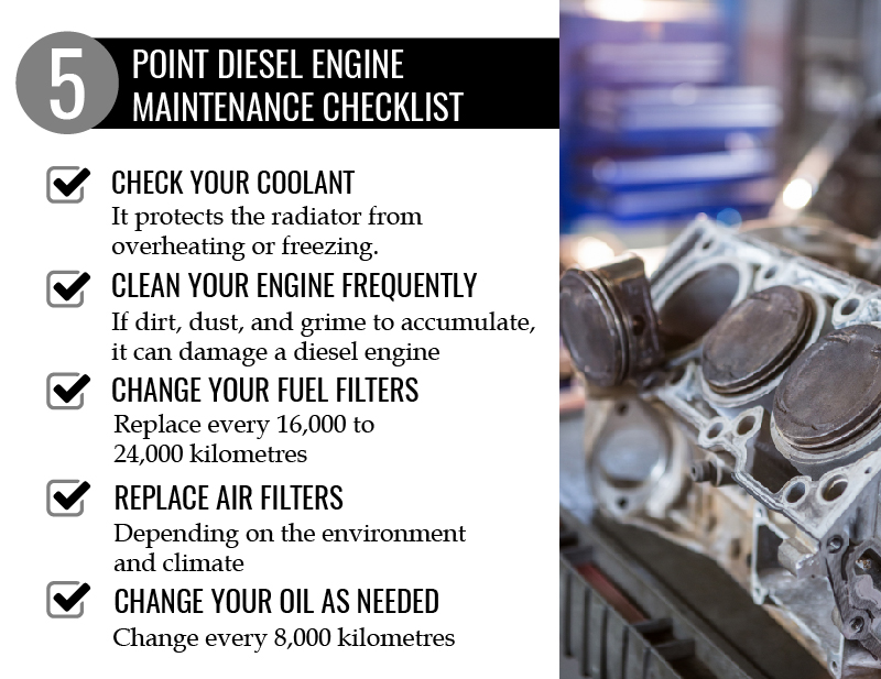 How to Maintain a Diesel Engine  