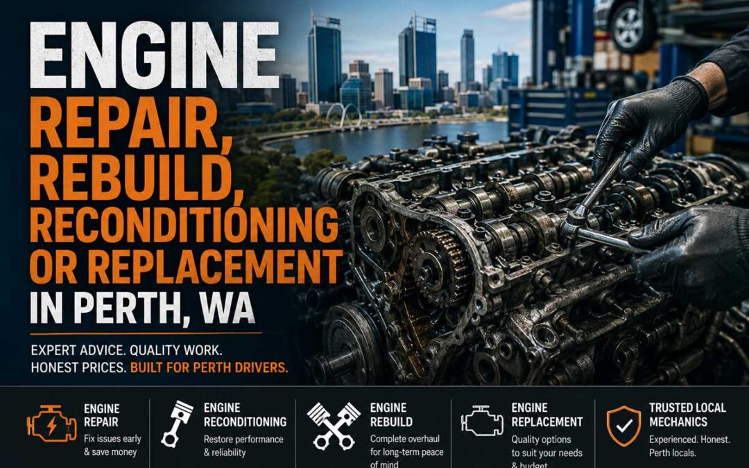 Engine repairs, reconditioning, rebuild, replacement perth, wa